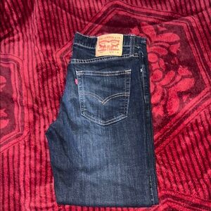 Levi's Men’s 514 Blue Denim Jeans (W32 L30)